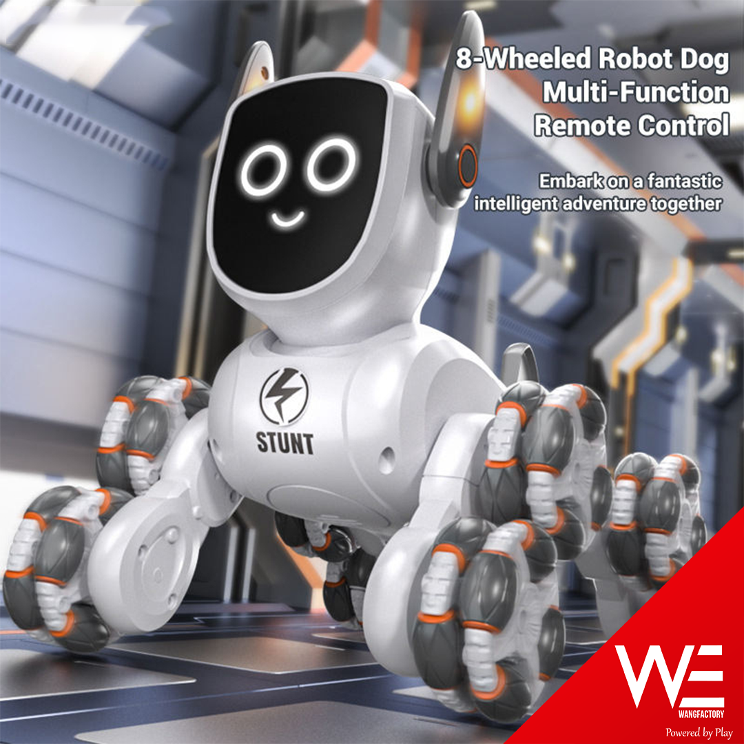 RC Smart Dancing Robot Dog Toy for Kids – Interactive Electronic Pet with Lights & Music, Battery Operated