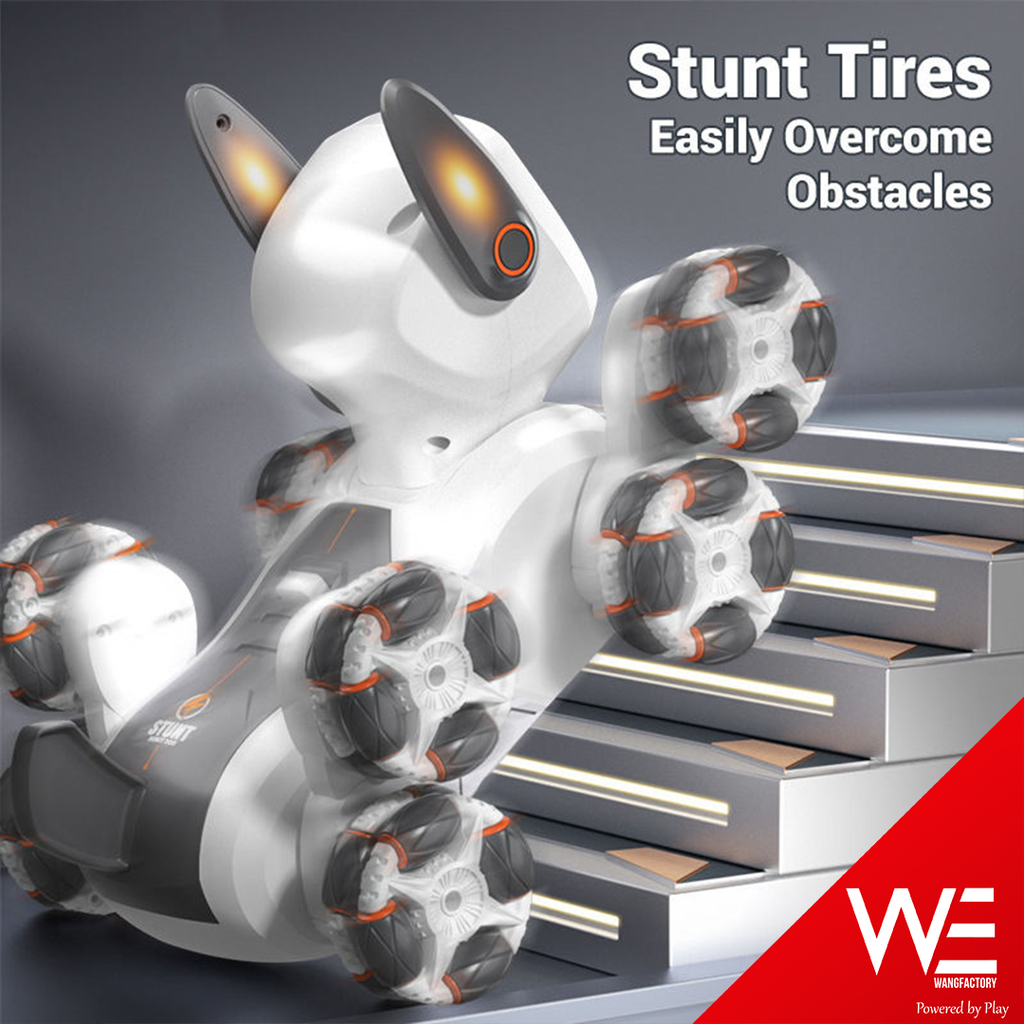 RC Smart Dancing Robot Dog Toy for Kids – Interactive Electronic Pet with Lights & Music, Battery Operated