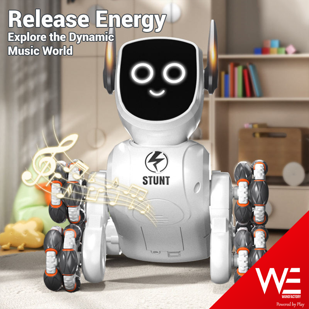 RC Smart Dancing Robot Dog Toy for Kids – Interactive Electronic Pet with Lights & Music, Battery Operated