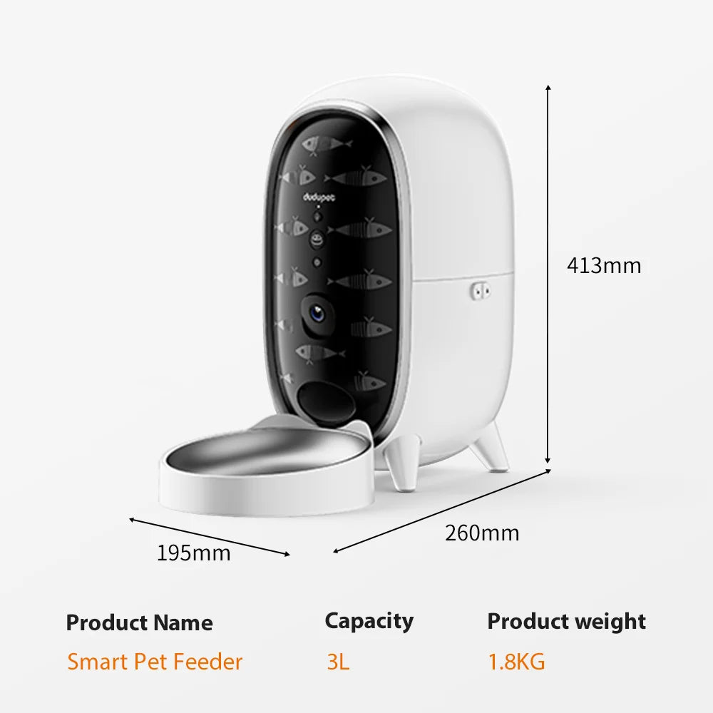 Smart Pet Feeder Supplier 3L Programable Dry Food Dispenser Automatic Cat Dog Feeder