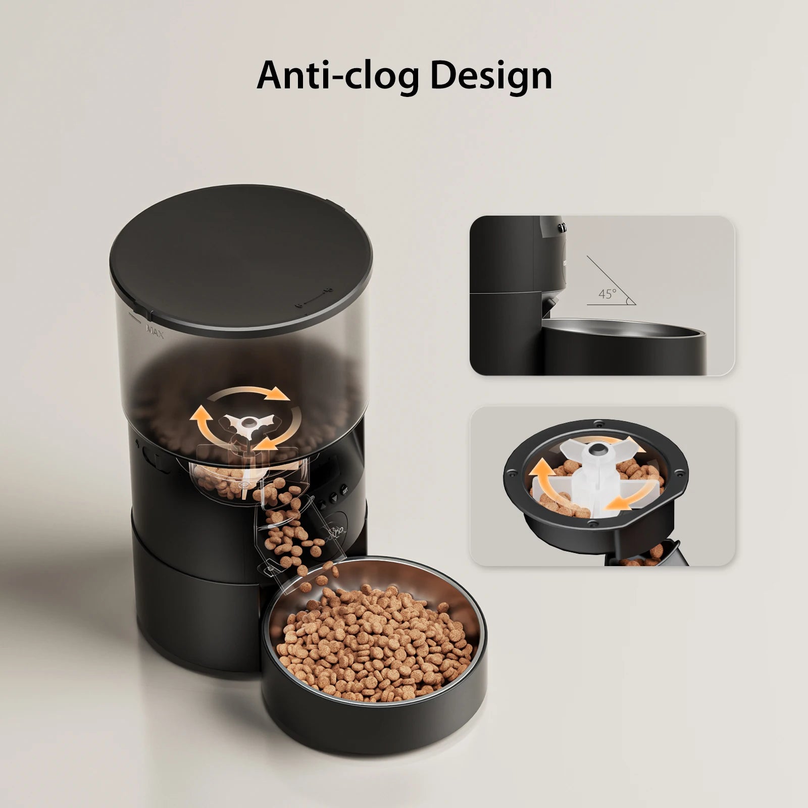 Smart Pet Feeder Pet Slow Feeder Bowl Automatic Dog Pet Food Feeder for Cats Dogs
