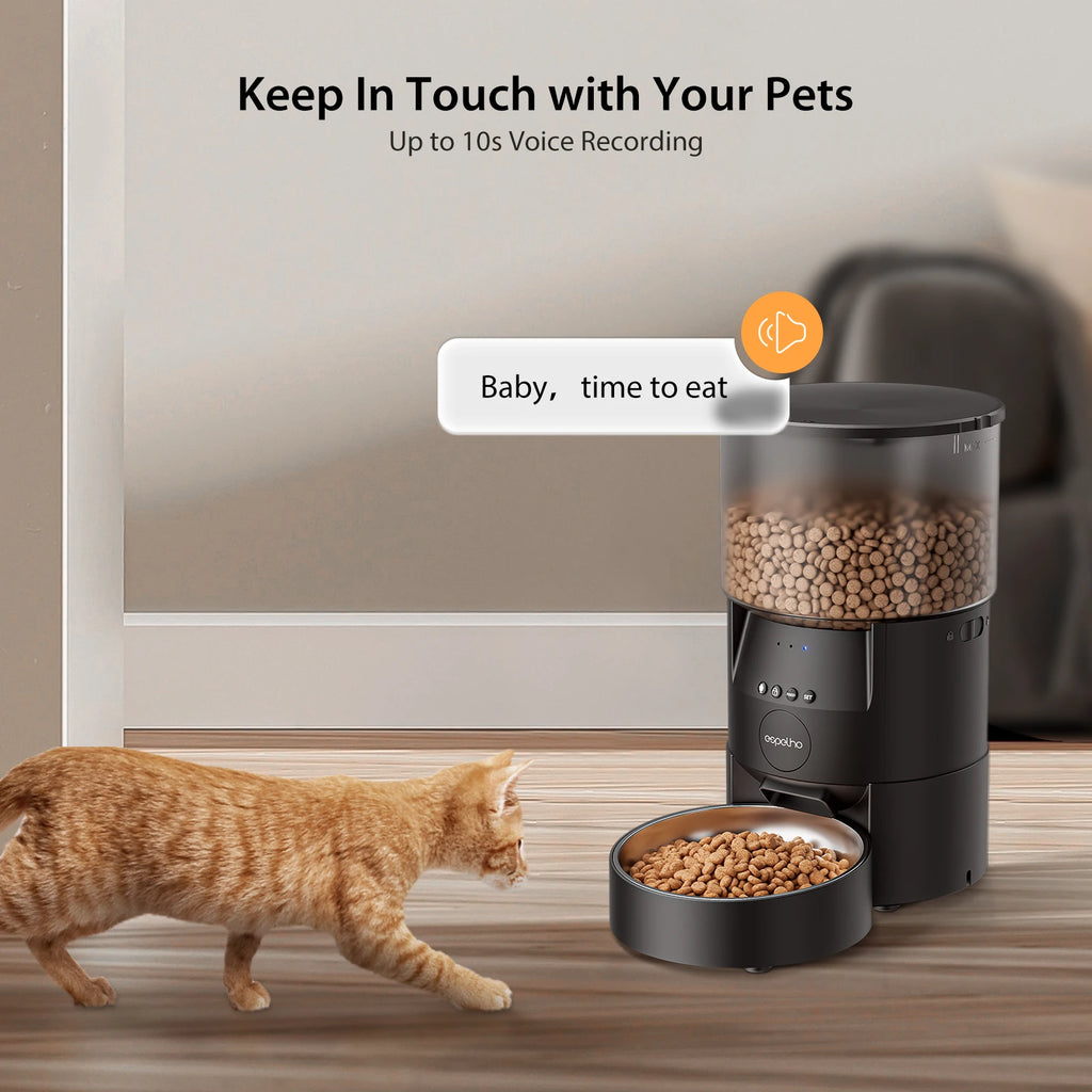 Smart Pet Feeder Pet Slow Feeder Bowl Automatic Dog Pet Food Feeder for Cats Dogs