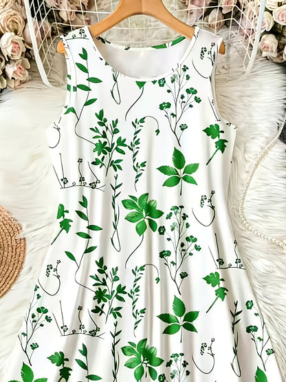 SummerWomen's Floral Print Elegant Tank Nightdress
