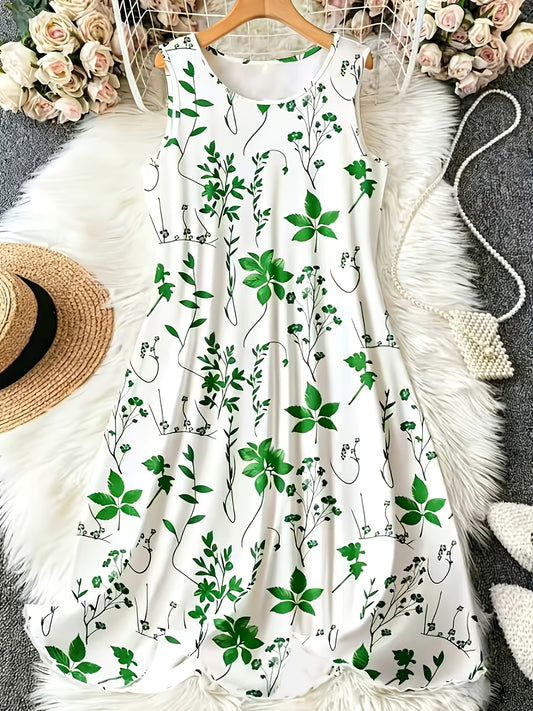 SummerWomen's Floral Print Elegant Tank Nightdress