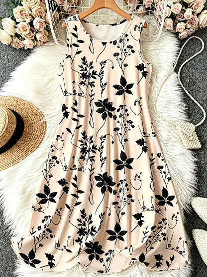 SummerWomen's Floral Print Elegant Tank Nightdress